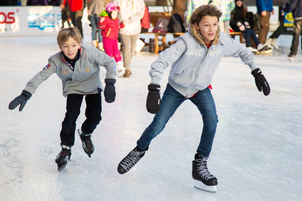 Ice skating